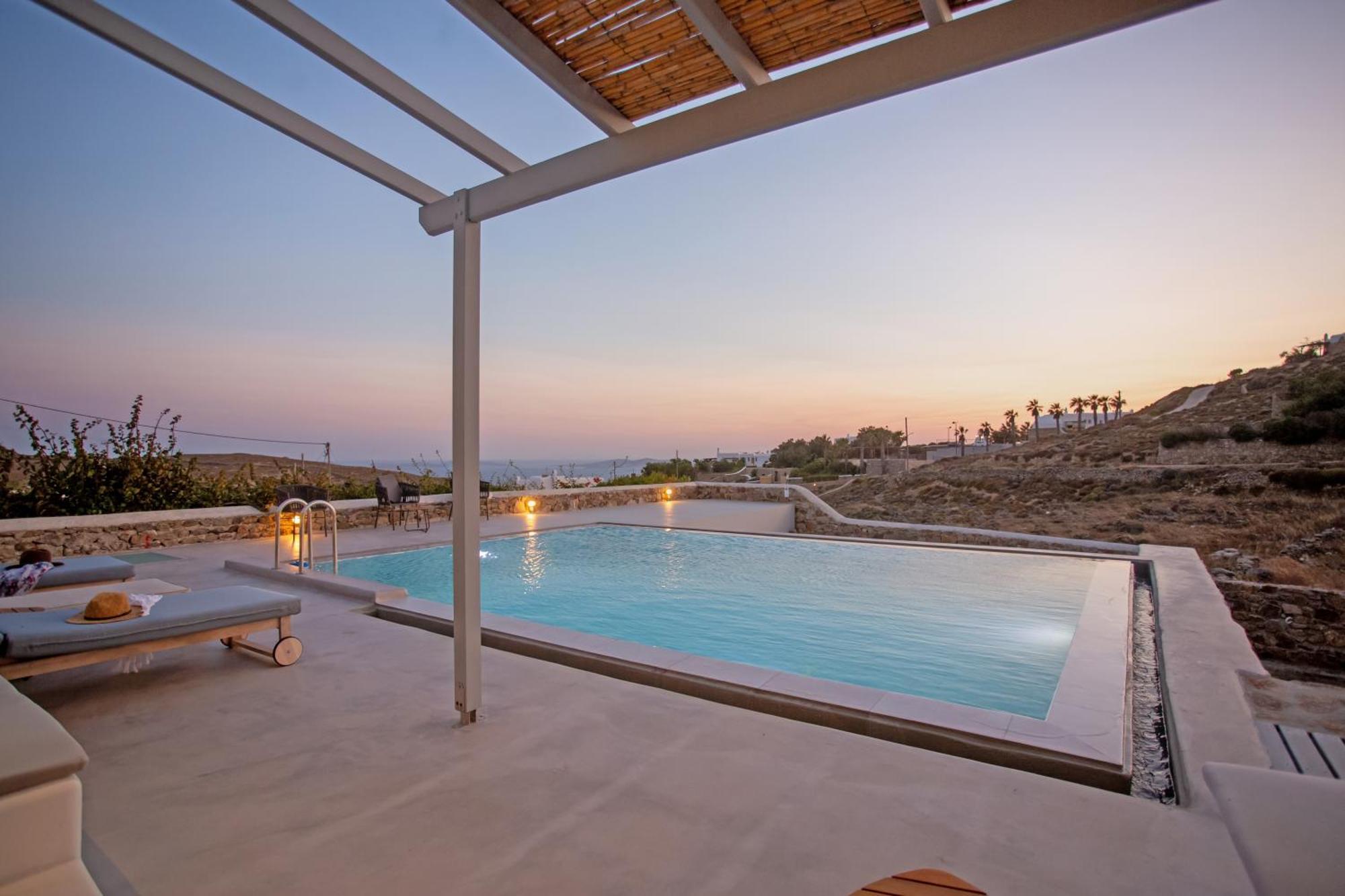 Terra White Seaview Pool Apartments & Suites Mykonos Town Exterior foto